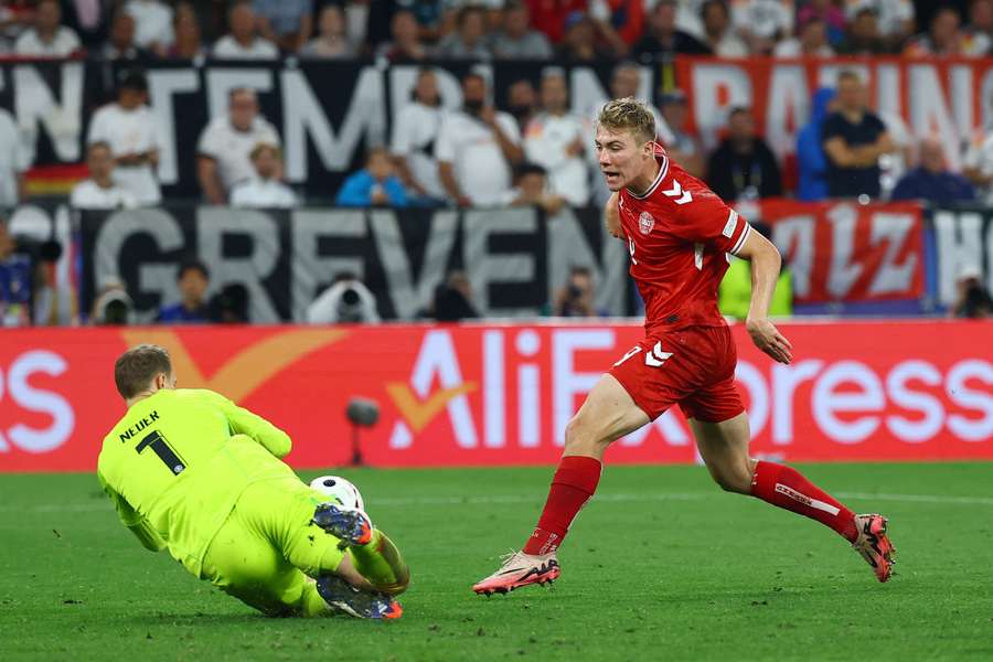 Denmark scored just two goals in four matches at EURO 2024