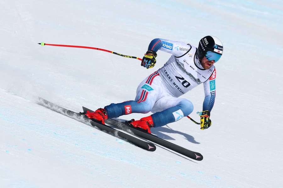 Norway's Aleksander Aamodt Kilde in action