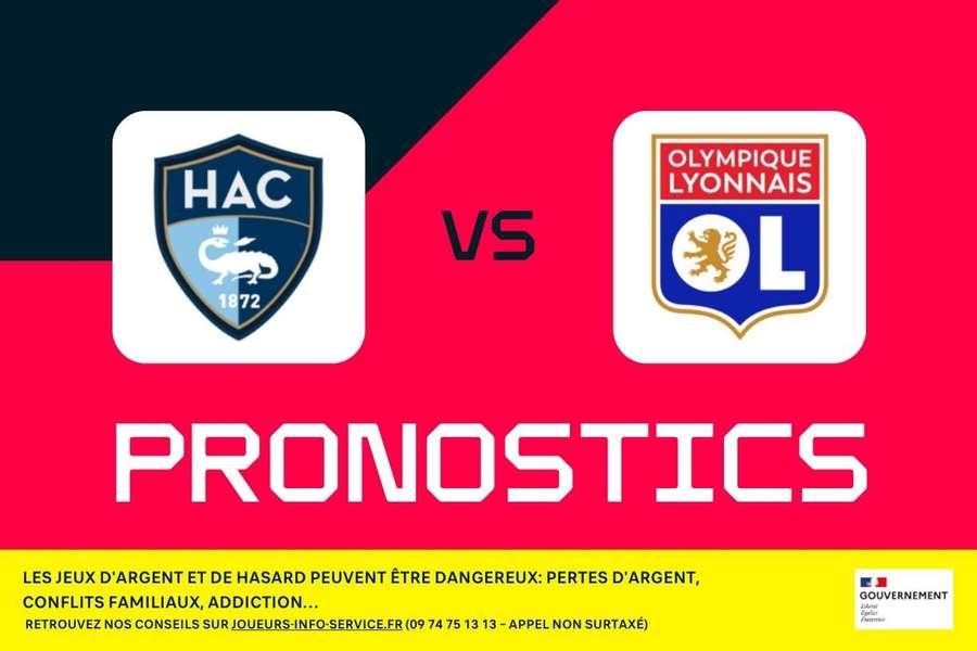 Le Havre – Lyon : pronostics, meilleurs paris et cotes (Ligue 1)