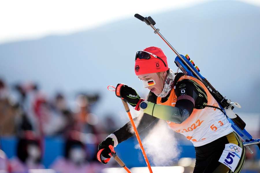 Franziska Preuß bei den Olympischen Winterspielen 2022.