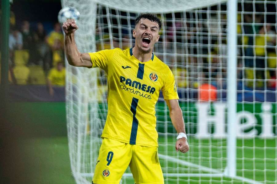 Georges Mikautadze celebra su gol ante la Juventus