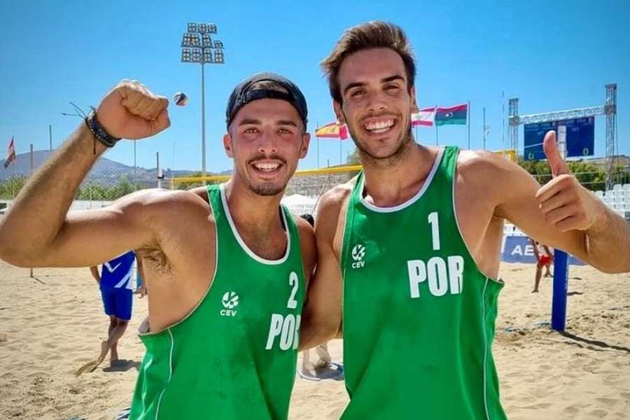 João Pedrosa e Hugo Campos em ação