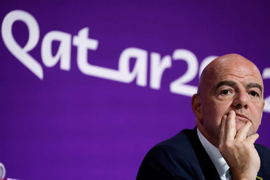 Infantino brushed aside criticisms of the recent 2022 World Cup in Qatar