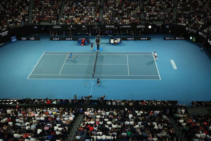 Fans flocked to the Australian Open in Melbourne