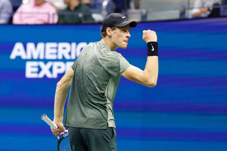 Jannik Sinner ce mercredi à l'US Open.