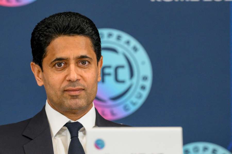 Nasser Al-Khelaifi, presidente dos Clubes Europeus de Futebol