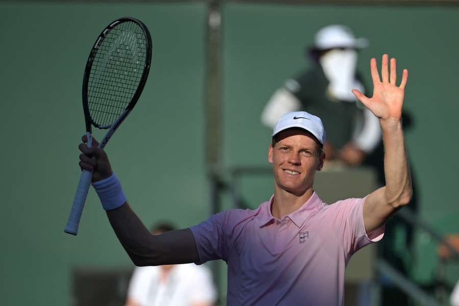 Jannik Sinner a fine gara