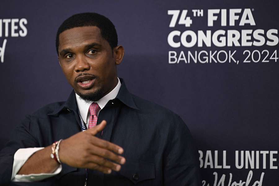 Samuel Eto'o en mai dernier.