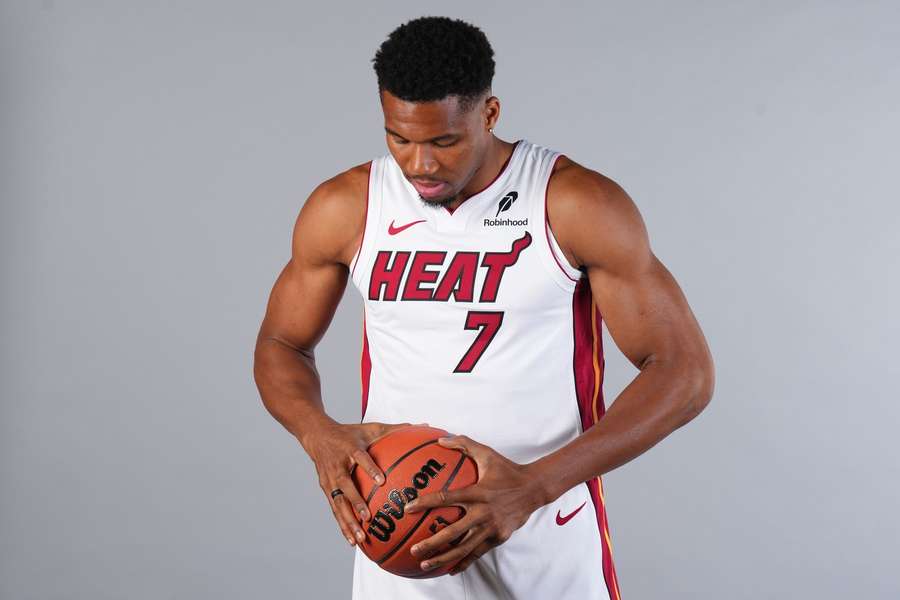 Giannis during media day