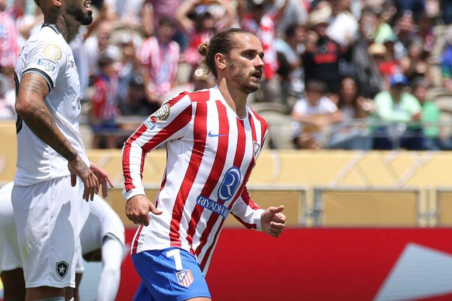 Griezmann marcou o único gol do último jogo do Atleti no Mundial
