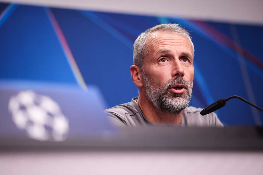 Marco Rose in conferenza stampa alla vigilia della gara contro la Juventus