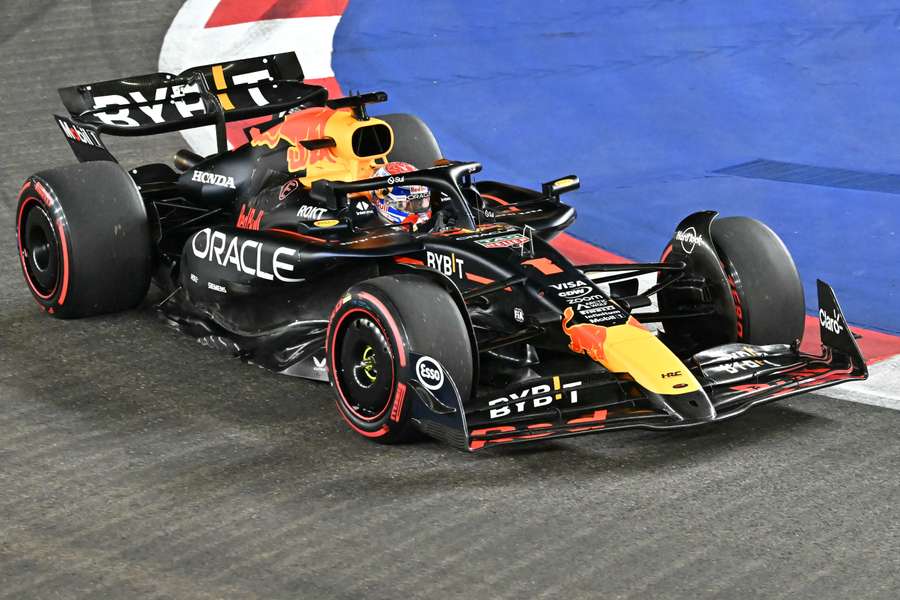 Verstappen onderweg naar de tweede tijd