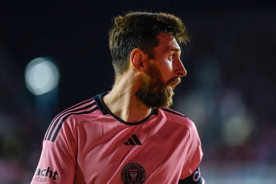 Lionel Messi during Inter Miami's defeat to Atlanta