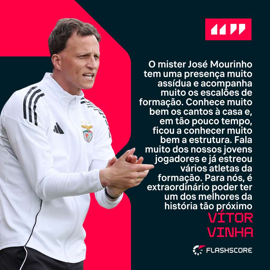 Vítor Vinha deixa elogios a José Mourinho