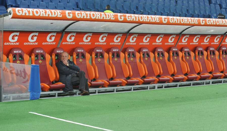 Walter Sabatini, en el banquillo de la Roma