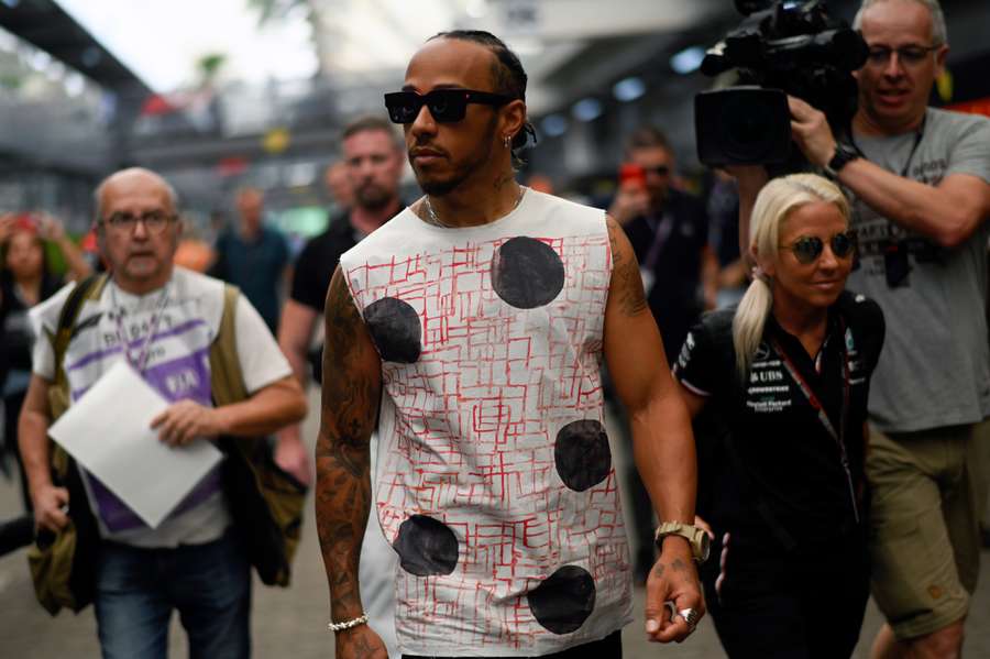 Hamilton is focused on earning the Mercedes staff members a financial bonus