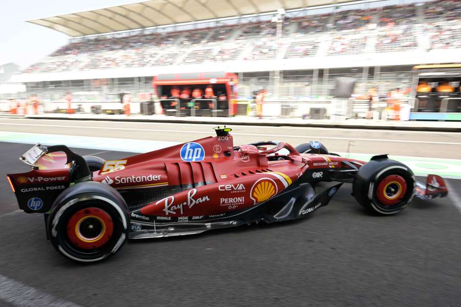 Ferrari's Spanish driver Carlos Sainz