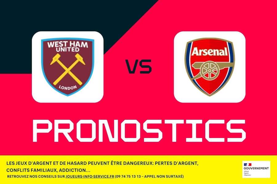 West Ham - Arsenal en Premier League : Pronostics, meilleurs paris et cotes (Premier League) 