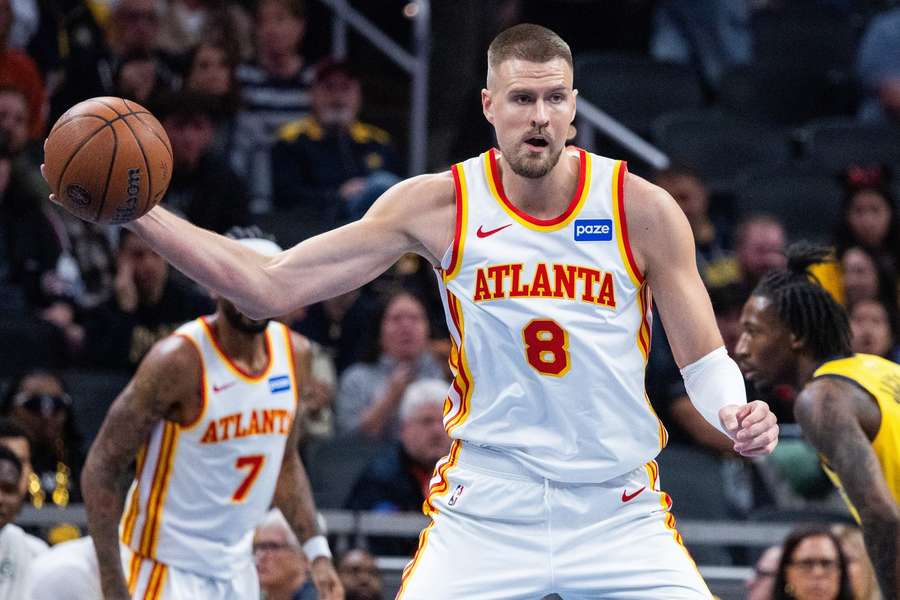 Kristaps Porzingis v dresu Atlanty.