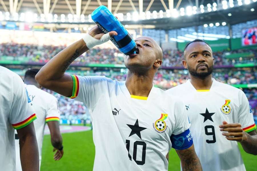 The black star protruding from Ghana's kit