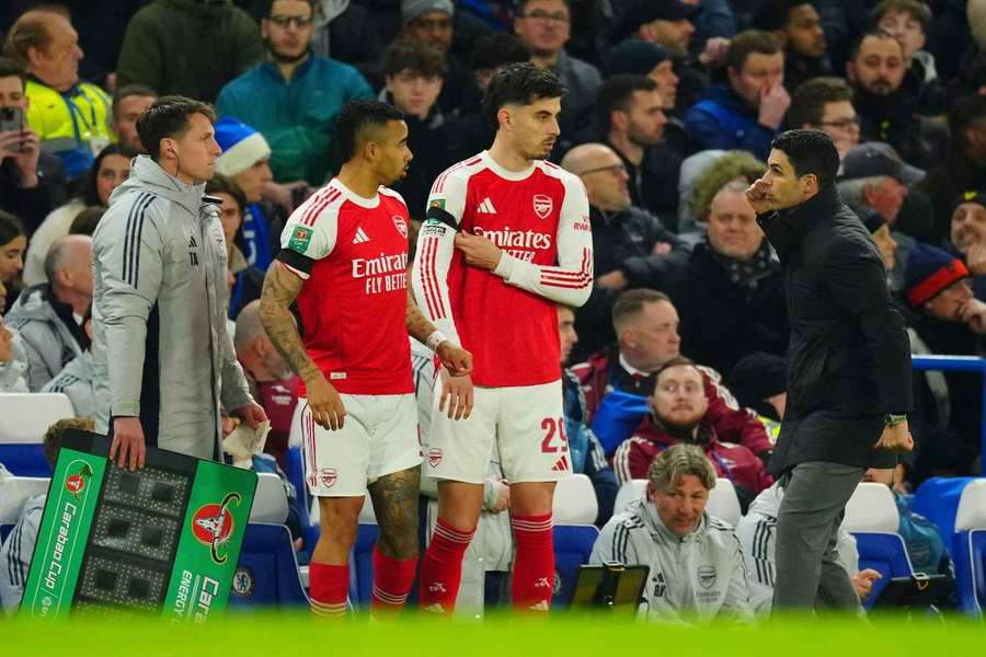 Havertz (r.) wurde in der 82. Minute eingwechselt