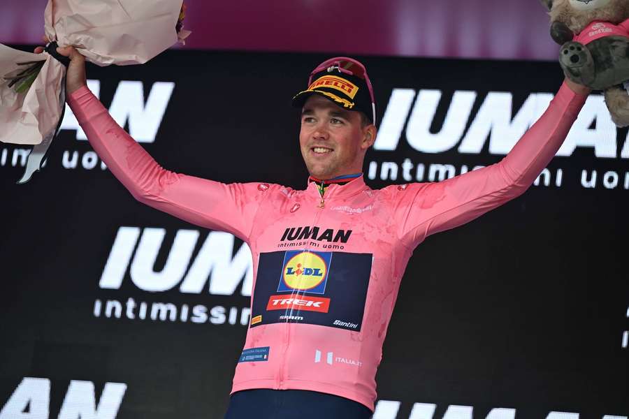 Mads Pedersen beim Sieg der 3. Giro-Etappe.