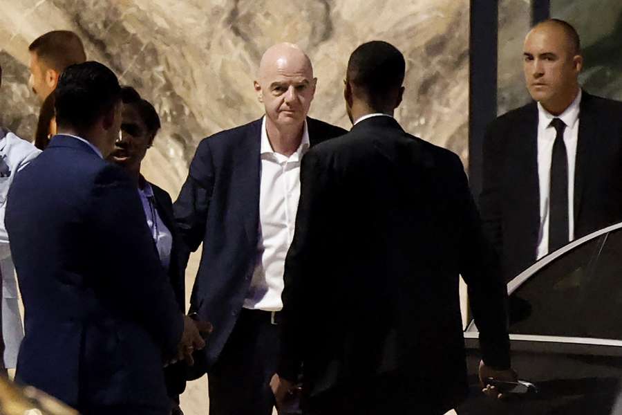 Gianni Infantino au Maroc le 5 août. Gianni Infantino au Maroc le 5 août.