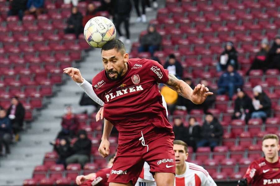 Leonardo Bolgado în partida cu Oțelul Galați din Superliga Leonardo Bolgado în partida cu Oțelul Galați din Superliga
