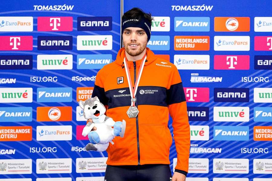 Roest won bij de World Cup op 5 februari zilver op de 5000 meter