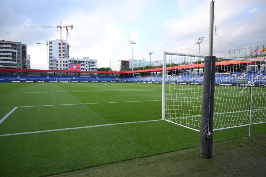 The Johan Cruyff stadium pictured ahead of Barcelona's match against Valencia