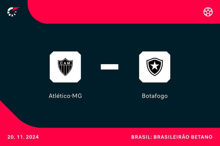 Atlético-MG e Botafogo fazem prévia da final da Libetadores pelo Brasileirão