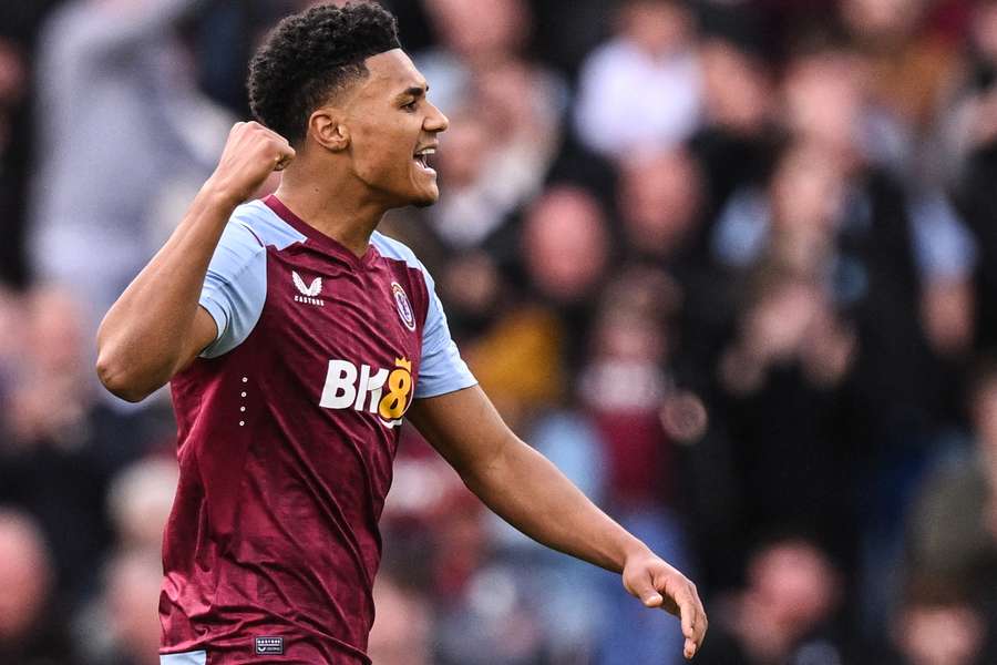 Ollie Watkins scored twice at Villa Park