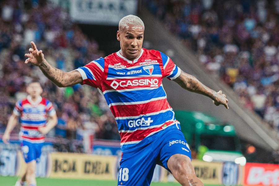 Deyverson fez o gol do Fortaleza na derrota para o Palmeiras