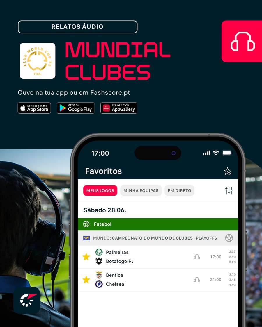 Ouça o relato no site ou na app