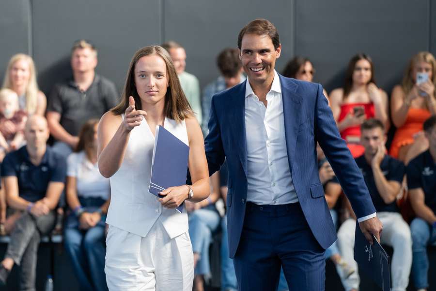 Iga Swiatek și Rafael Nadal