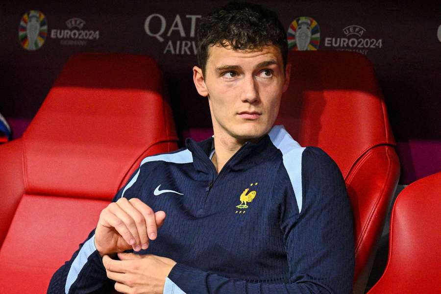 Benjamin Pavard durante a meia-final do Euro 2024