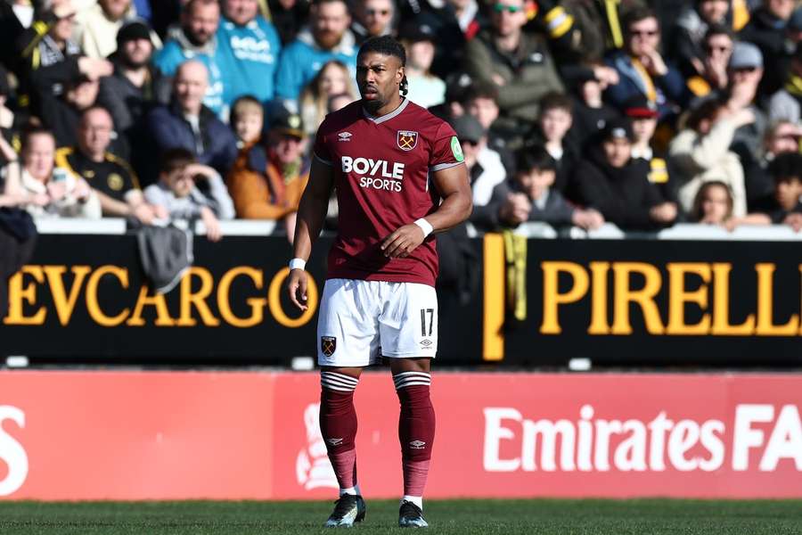 Adama Traore joined West Ham in January