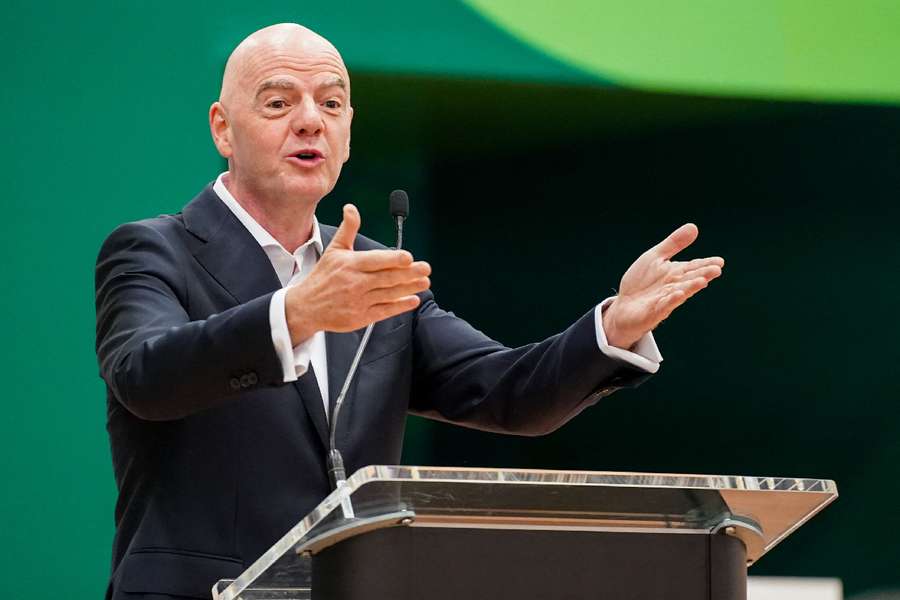 FIFA President Gianni Infantino speaks FIFA President Gianni Infantino speaks