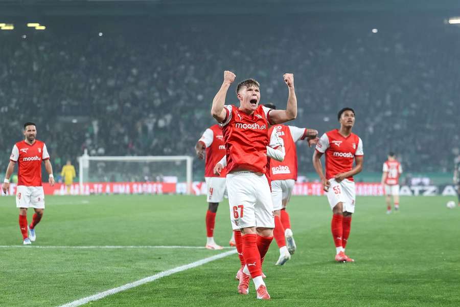Afonso Patrão estreou-se a marcar pelo SC Braga em Alvalade