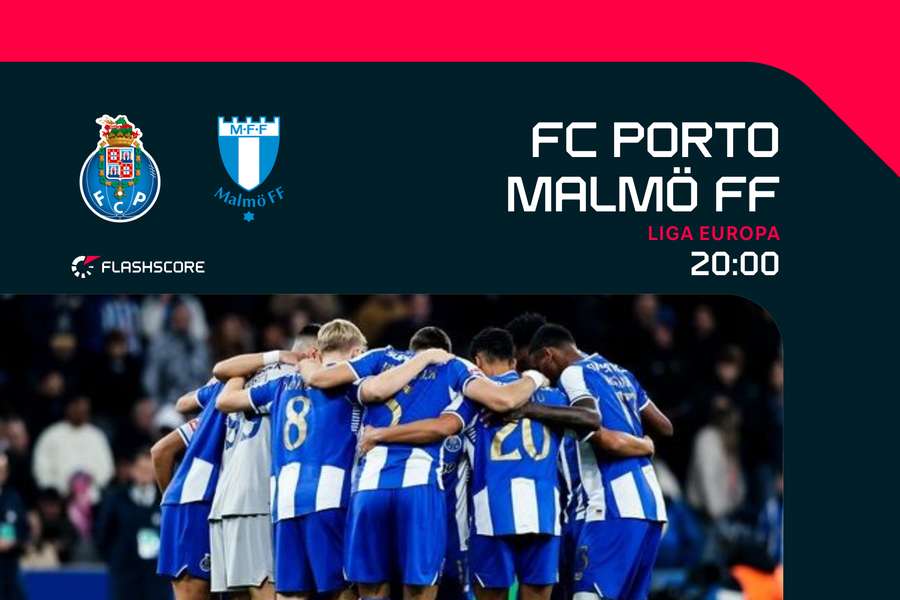 FC Porto recebe o Malmo no Estádio do Dragão FC Porto recebe o Malmo no Estádio do Dragão