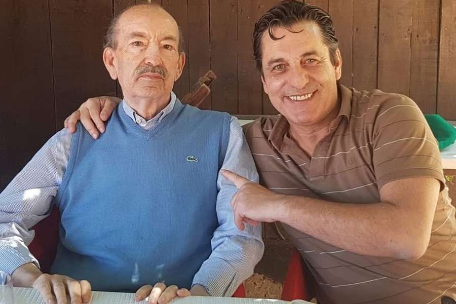 Aurélio Pereira com Paulo Futre