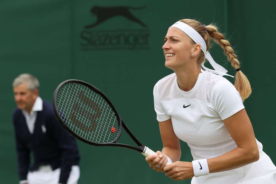 Petra Kvitová, dvojnásobná vítězka Wimbledonu, postoupila v Londýně do 3. kola