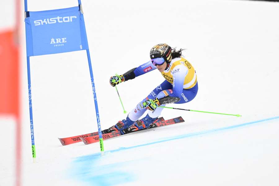 Federica Brignone nel Gigante di Aare