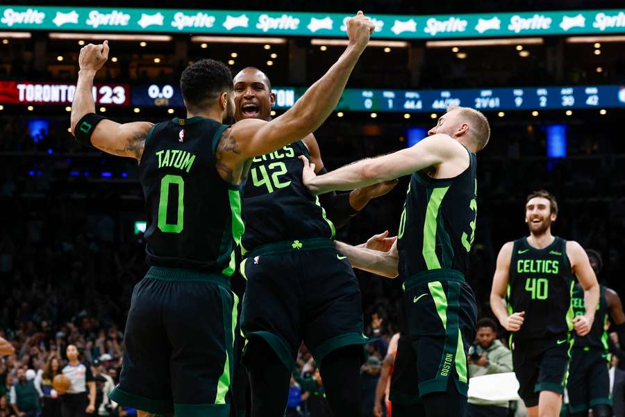 Jayson Tatum scores buzzer-beater as the Celtics defeat the Raptors as part of the NBA action.