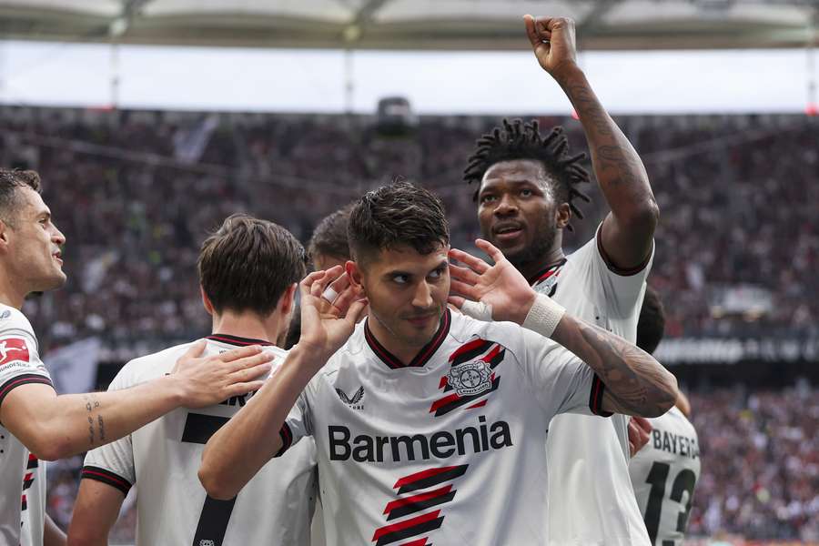 Bayer Leverkusen won afgelopen weekend in Frankfurt