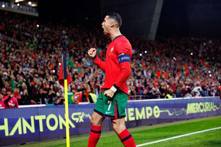 Cristiano Ronaldo scored twice in Portugal's win