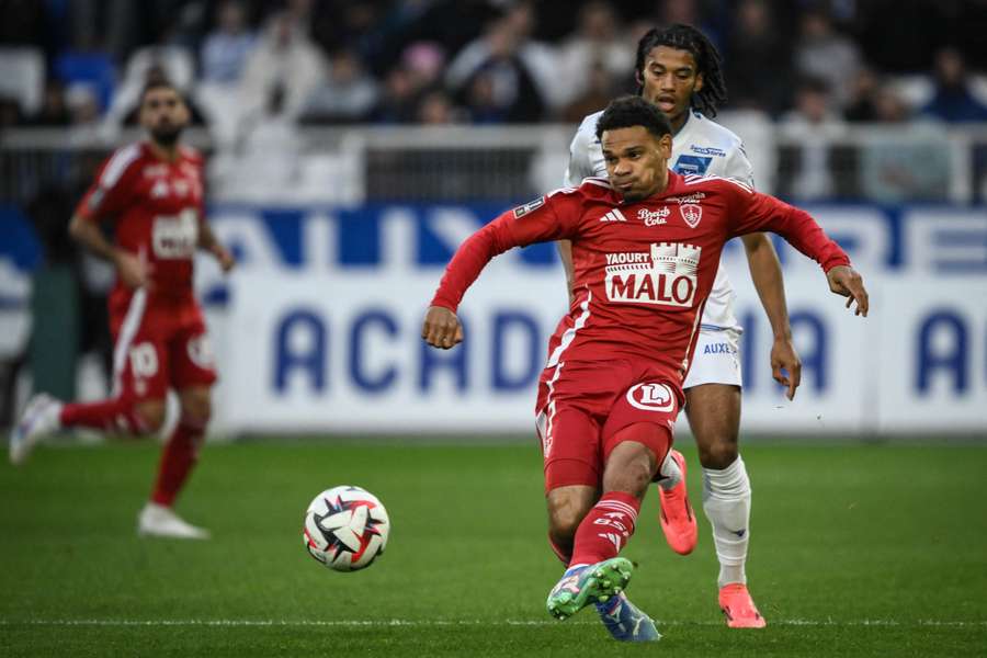 Kenny Lala et les Brestois n'ont pas assuré à Auxerre.