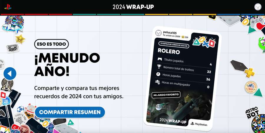 El resumen de tu 2024 en la palma de la mano El resumen de tu 2024 en la palma de la mano