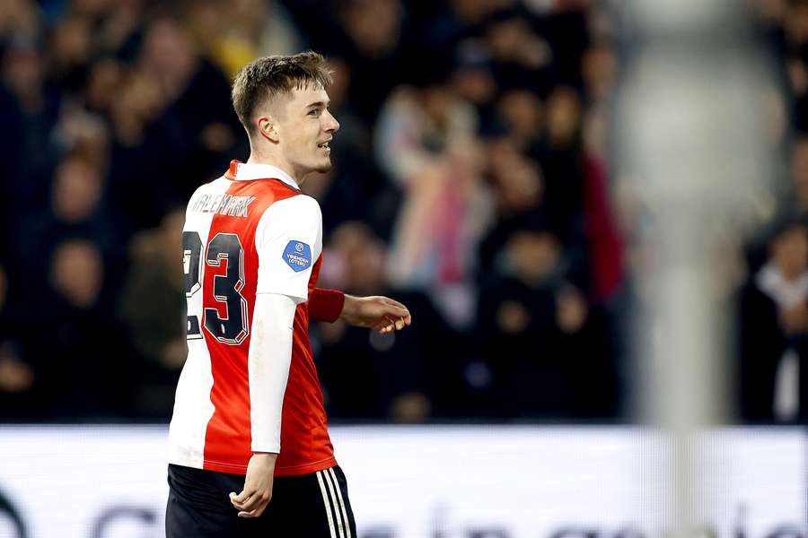 Patrik Wålemark in het shirt van Feyenoord