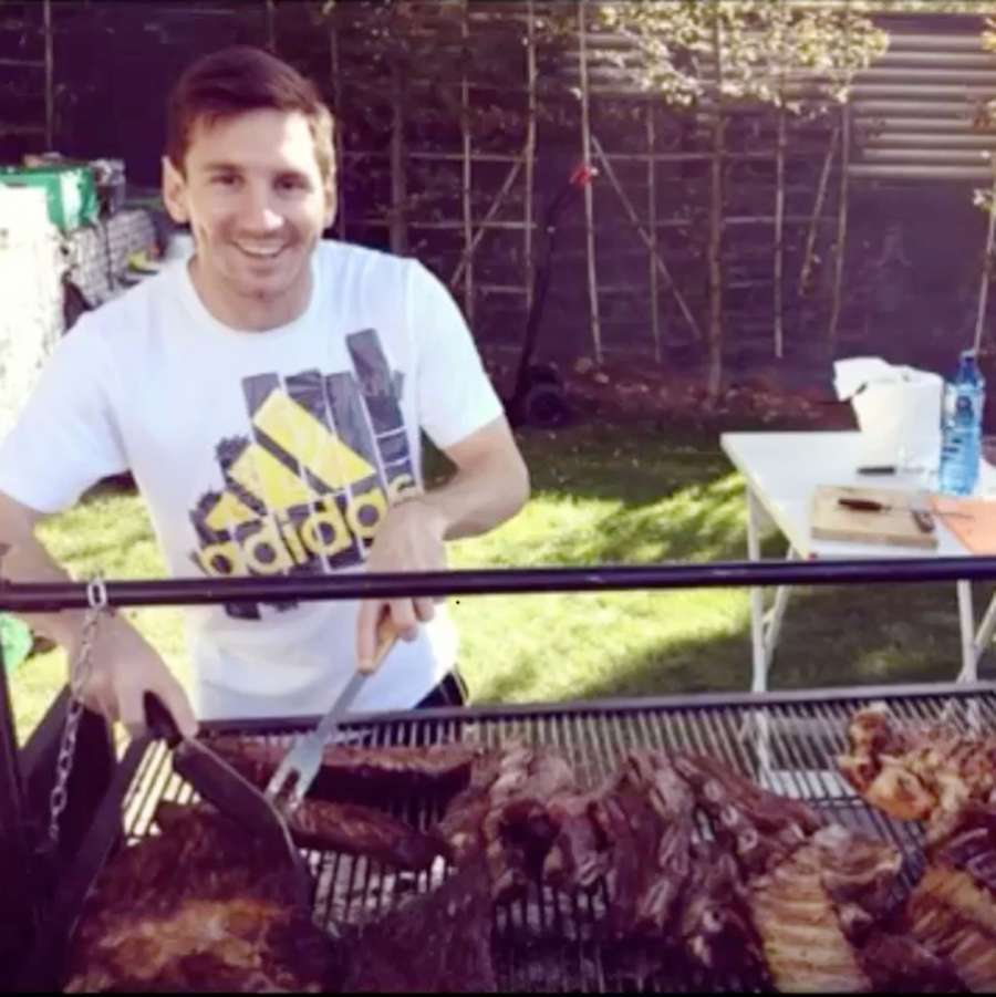 Messi elsker argentinske grillretter